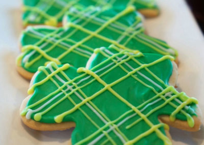 homemade festive cookies for st patty's day
