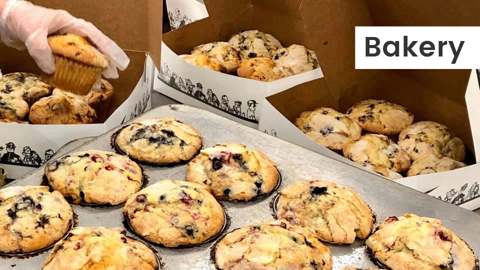 Melt in your mouth bakery items liek these blueberry muffins makes the perfect breakfast or snack while you're on Cape Cod.