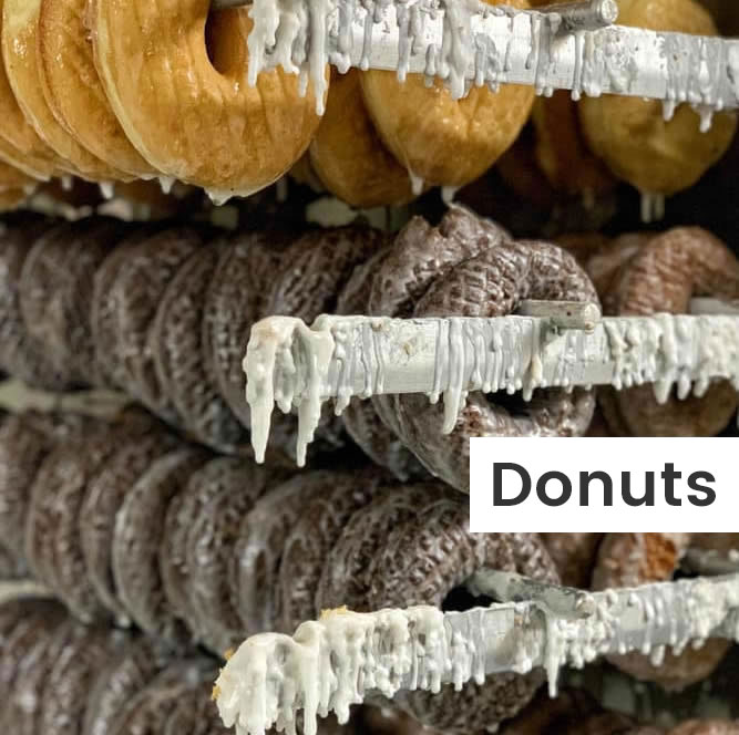 Find big, moist, handmade doughnuts on the Lower Cape and don't forget to pickup homemade breads and pastries while you're here!