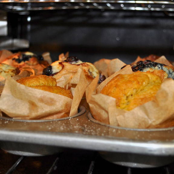 Muffins smaller Homemade muffins on Cape Cod at The Hole in One