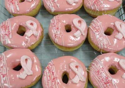 breast cancer awareness donuts